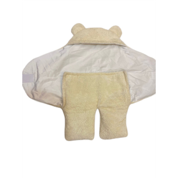 Miracix 0-7 Ay Bebek Dış Kundak Uyku Tulumu Welsoft Peluş - 6