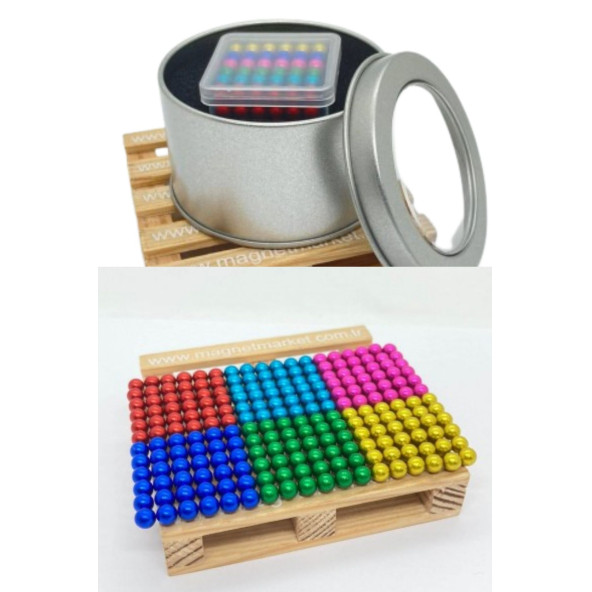 Neocube mıknatıs ,Mıknatıs Oyuncak Neocube Sihirli Toplar 216 Adet Mıknatıslı Bilye Sihirli Eğitici Lego Seti - 4