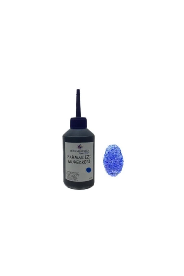 Parmak Izi Mürekkebi (fingerprint Ink) Mavi 100 ml. - 1