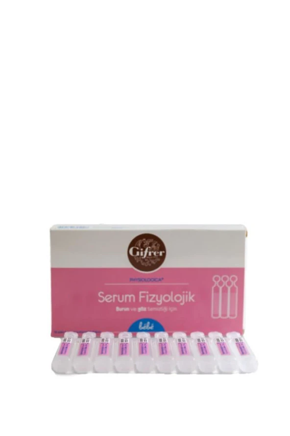 Gifrer Serum Fizyolojik 5 Ml 10 Flakon (SKT:01/2026) - 2