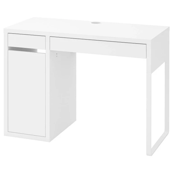 Çalışma Masası Mıcke MeridyenDukkan Beyaz Renk 105x50 cm Ev-Ofis Çalışma Ünitesi