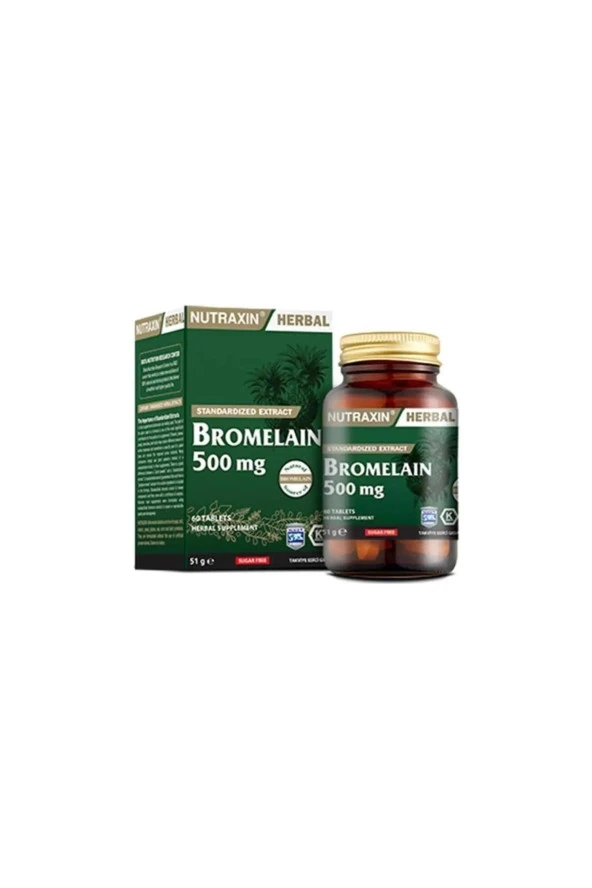 Nutraxin Herbal Bromelain Ananas 60 Tablet