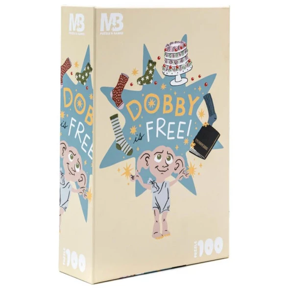 Mabbels Puzzle 100 Parça Harry Potter Dobby Free PZL-388968