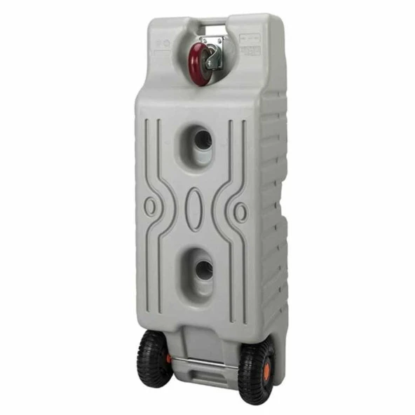 Porvaletti Portatif Tekerlekli Su Tankı 75L, Göstergeli - Resim 2