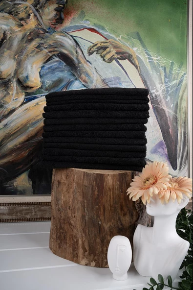 %100 Pamuk 1 Kilogram Toptan 30x50 Cm Havlu & Havlu Seti - 9