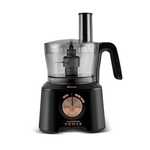 Karaca Mastermaid Power Max 11 in 1 Mutfak Robotu Black Copper 2500 W - 3
