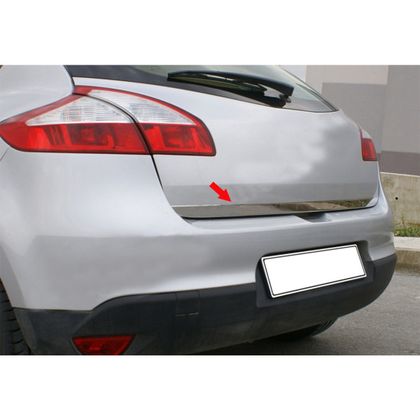 Renault Megane 3 Krom Bagaj Alt Çıtası 2009 - 2017 Arası