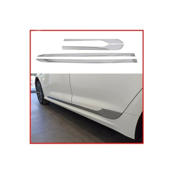 Toyota Corolla Krom Yan Kapı Çıtası 2022-2025 Paslanmaz Çelik 4 Parça - 1