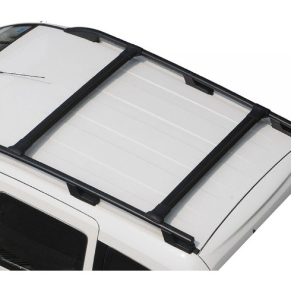 Citroen Berlingo 2019-2021 Siyah Renk Wıngbar Port Bagaj Ara Atkı Tavan Barı Arabar 122 Cm - 3