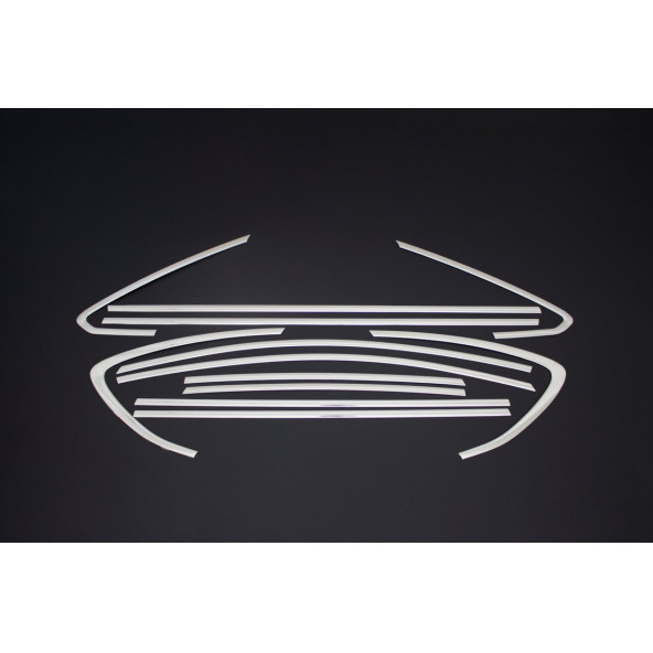 Opel Astra J Sedan Krom Cam Çerçevesi 12 Parça Krom Cam Çıtası Full Set Astra J - 3