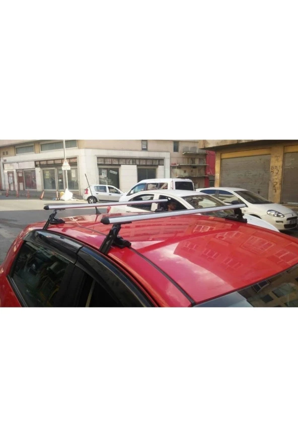 Ünivesal Alüminyum Oluksuz Tip Port Bagaj Tavan Çıtası Ara Atkı Barı Kapıdan Sıkıştırmalı