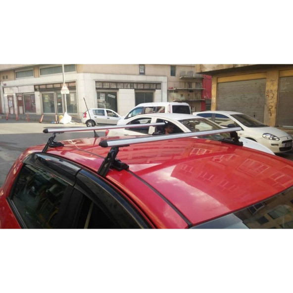 Ford Focus 3 ( 2012-2017) Alüminyum Oluksuz Port Bagaj Tavan Çıtası Ara Atkı Kapıdan Sıkıştırmalı - Resim 3