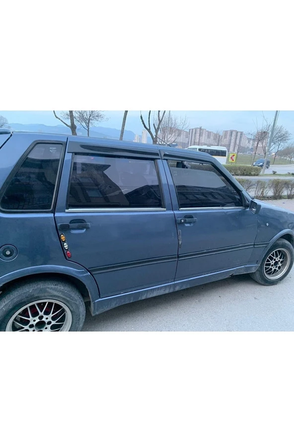 Fiat Uno Cam Çıtası Krom Paslanmaz 4 Parça Uyumlu