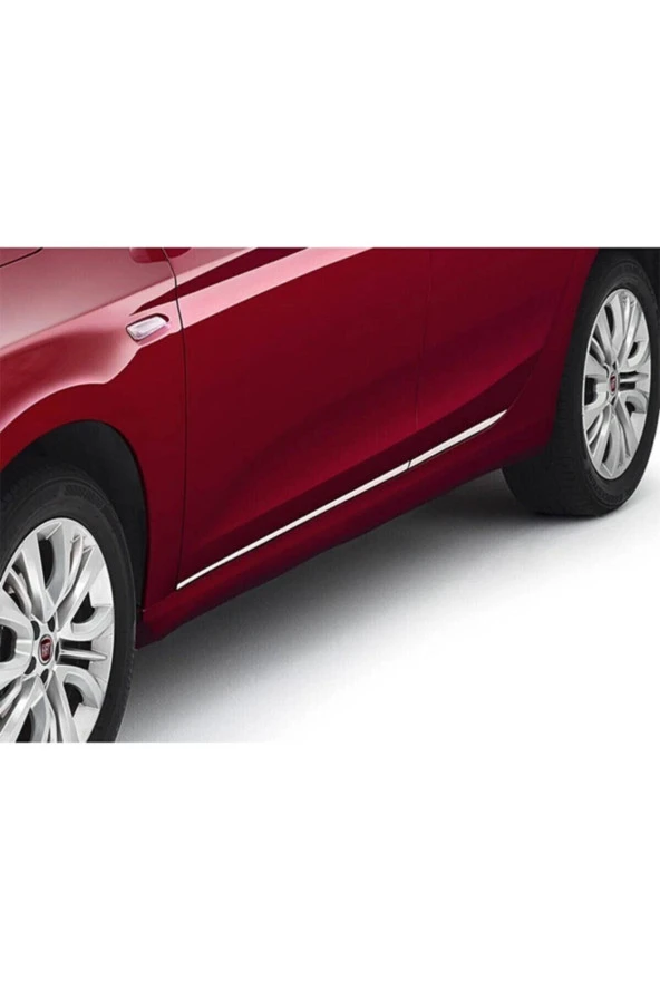 Fiat Egea Sedan Uyumlu Krom Yan Kapı Çıtası 4 Kapı ( 2015-2021 ) Paslanmaz Çelik