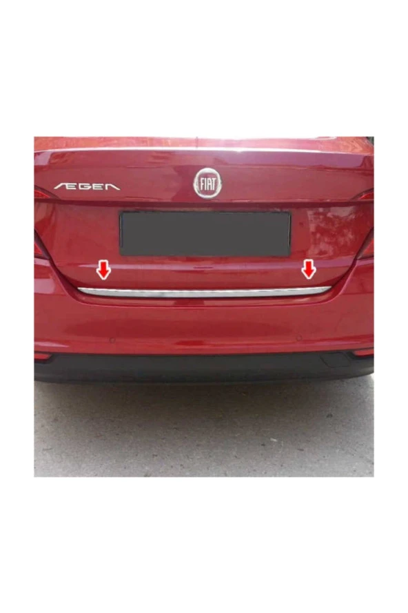 Fiat Egea 2015-2025 Uyumlu Krom Bagaj Alt Çıtası Paslanmaz Çelik - 1