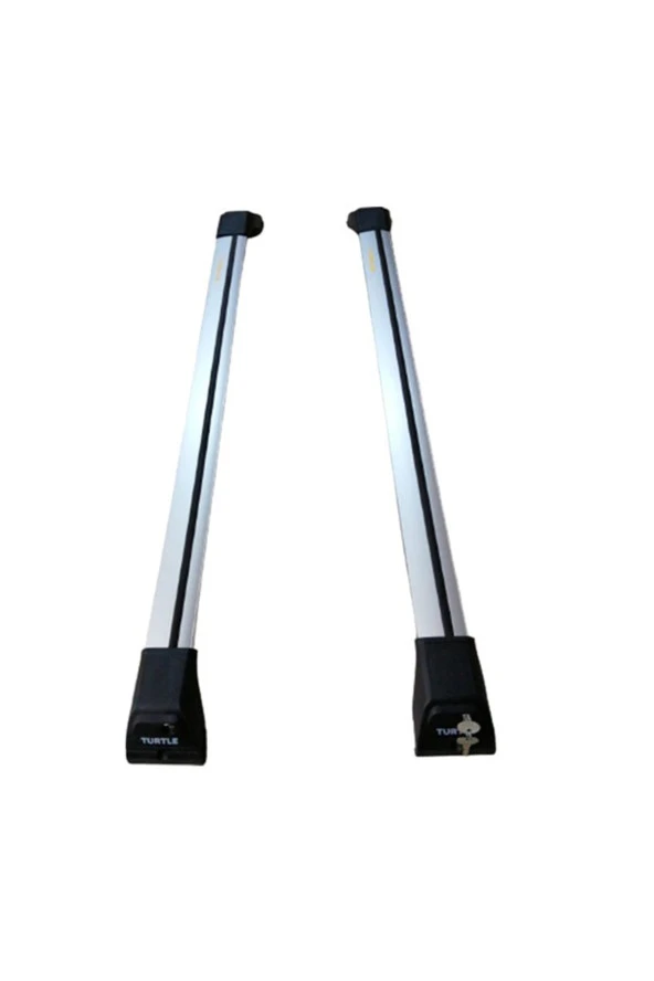 Hyundai Santa-fe 2013 ++ Gri Renk V2 Kilitli Üstden Tutmalı Port Bagaj Ara Atkı Tavan Barı - Resim 3