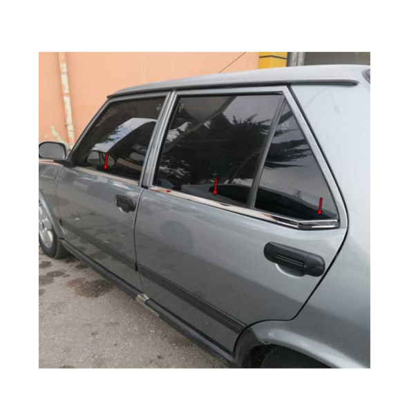 Tofaş Kartal Şahin Doğan Uyumlu Krom Cam Çıtası Birinci Sınıf Paslanmaz Krom - 4