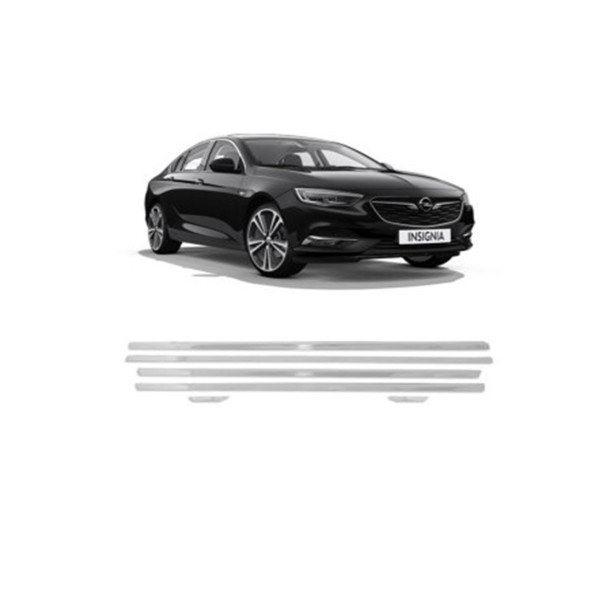 Opel Insignia 2017-2018-2019-2020-2021 6 Parça Pas.çelik Krom Cam Çıtası Insignia