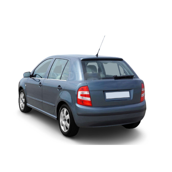 Skoda Fabia Hb 2000-2007 Uyumlu Krom Cam Çıtası Paslanmaz Çelik 4 Parça