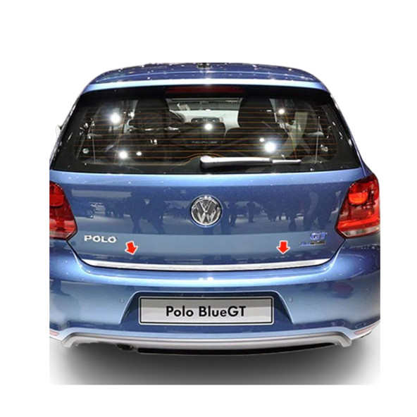 Vw Polo ( 2009-2017 ) Krom Bagaj Alt Çıtası Paslanmaz Çelik