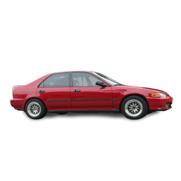 Honda Civic Paslanmaz Krom Cam Çıtası (1992-1995 ) Uyumlu 4 Parça