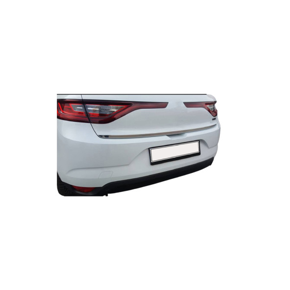 Renault Megane 4 Sedan ( 2016-2023 ) Krom Bagaj Alt Çıtası Paslanmaz Çelik - 2