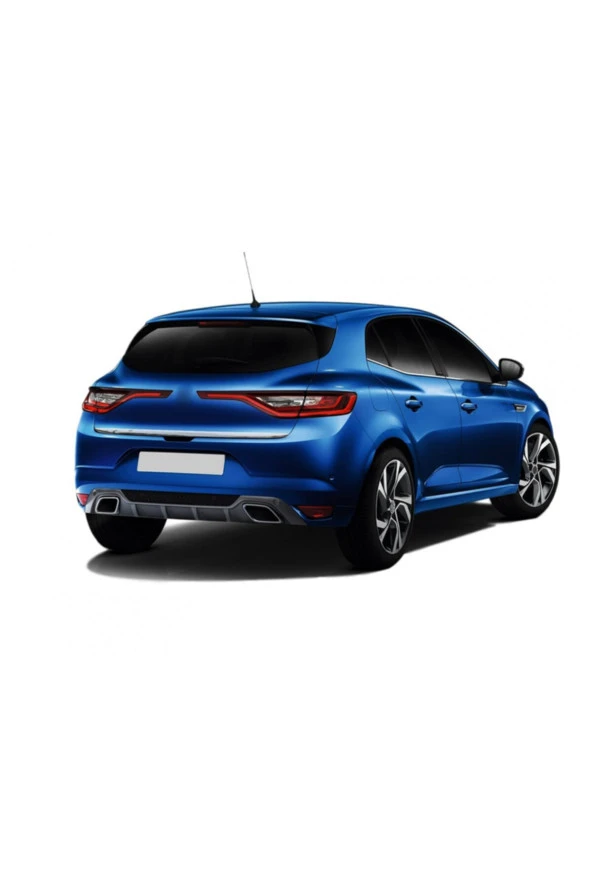 Renault Megane 4 Hb ( 2016-2023 ) Uyumlu  Paslanmaz Çelik Krom Bagaj Alt Çıtası ürün görseli