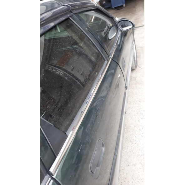 Opel Vectra B Kasa (1995-2002 ) Paslanmaz Krom Cam Çıtası 4 Parça - 5