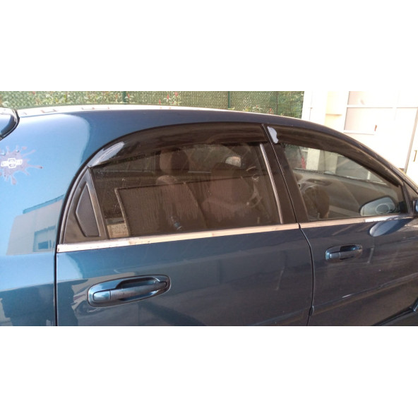 Chevrolet Lacetti  Sedan ( 2004-2011 ) Krom Cam Çıtası Paslanmaz Çelik 4 Parça - 4