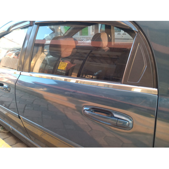 Chevrolet Lacetti  Sedan ( 2004-2011 ) Krom Cam Çıtası Paslanmaz Çelik 4 Parça - 5