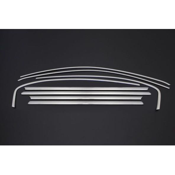 Fiat Egea Sedan 2015 Üzeri Uyumlu Cam Çevre Çıtası 8 Parça P.çelik - Resim 7