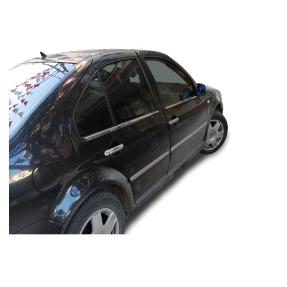 Vw Bora Kasa (1998-2004 )Uyumlu  Paslanmaz Krom Cam Çıtası 4 Parça - 4