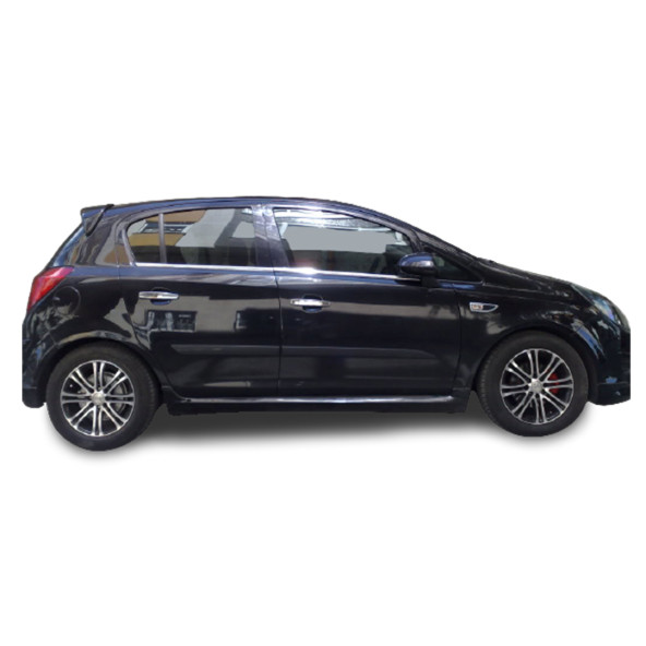 Opel Corsa D (2007-2015) Krom Cam Çıtası Paslanmaz Çelik 6 Parça - 3