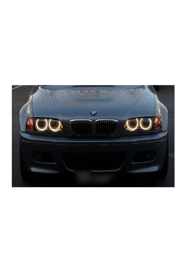 Bmw E46 Ccfl Sarı Renk Angel Eyes Encıl Halka Ancil Seti 4 Adet Motorlu