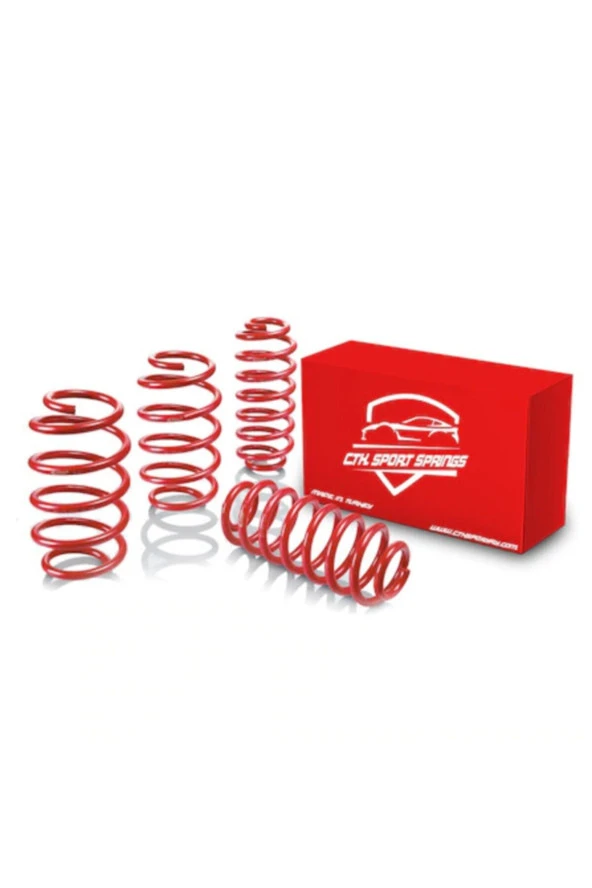 Vw Golf 6 (2006-2011 ) 50 Mm Spor Helezon Yay Spor Springs 4 Lü Set 5 Yıl