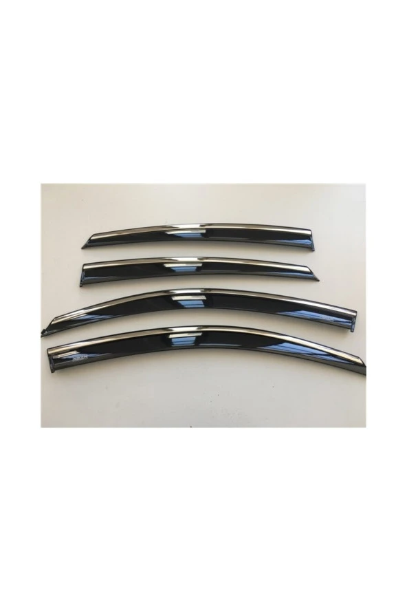 Fiat Doblo 2012-2023 kasa Uyumlu Kromlu Cam Rüzgarlığı 4lü Set Niken Marka