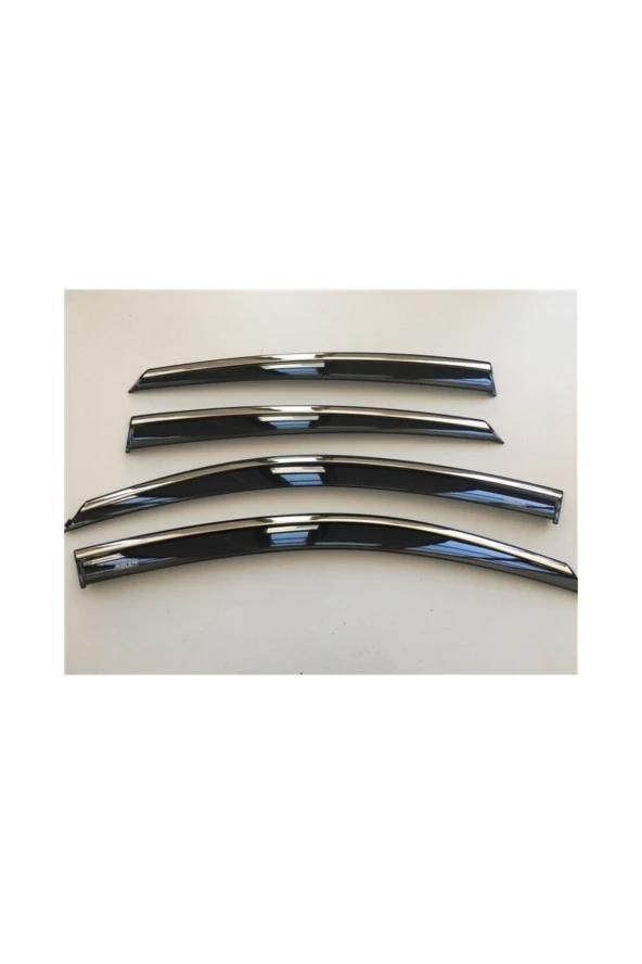 Peugeot 2008 2020-2025 Uyumlu Kromlu Cam Rüzgarlığı 4lü Set