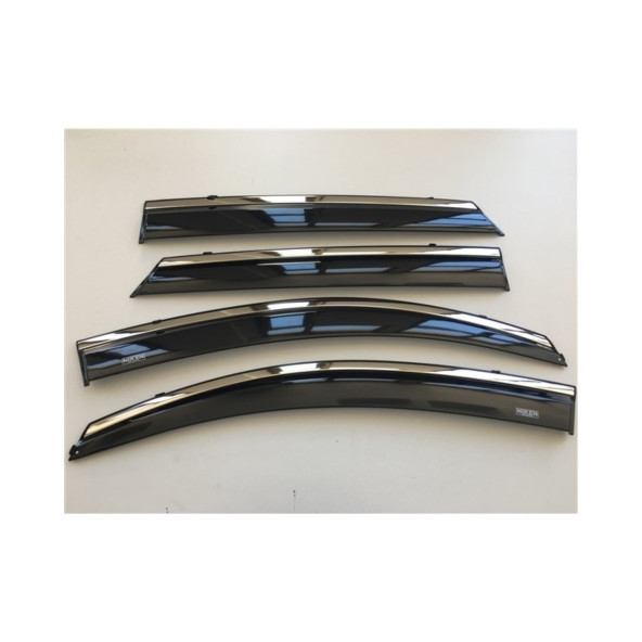 Niken Marka Vw Tiguan 2010-2015 Kromlu Cam Rüzgarlığı 4lü Mugen - 4