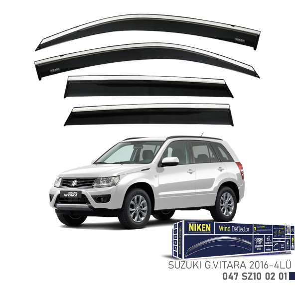 Suzukı Grand Vıtara 2016-2023 Kromlu Cam Rüzgarlığı 4lü Mugen - 6