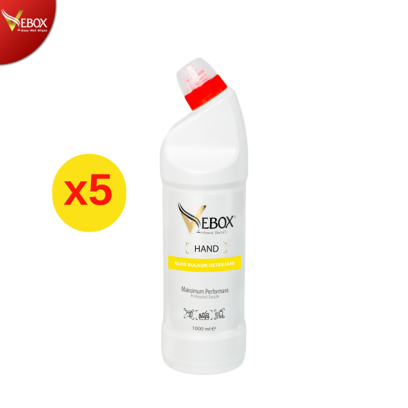 Vebox Hand Sıvı Elde Bulaşık Deterjanı 5lt