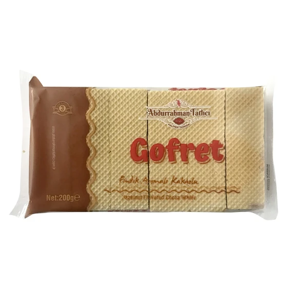 Abdurrahman Tatlıcı Gofret Kakaolu 200 gr 5 li - 3