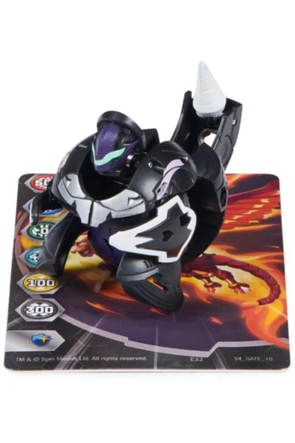 Spin Master Bakugan Legends Çekirdek Topu 6066093 20140519 Cyndeous Skorporos (Siyah),Figür Oyuncak - 2