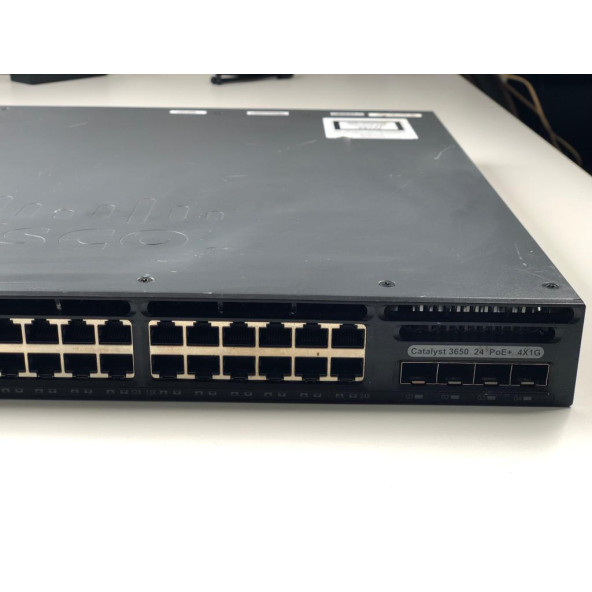 WS-C3650-24PS - Cisco Catalyst 3650 24 (İKİNCİ EL)