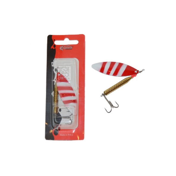 Captain 6065 Turna Kaşığı 17 gr Hunter Tiger Döner Kaşık Metal Sahte Yem