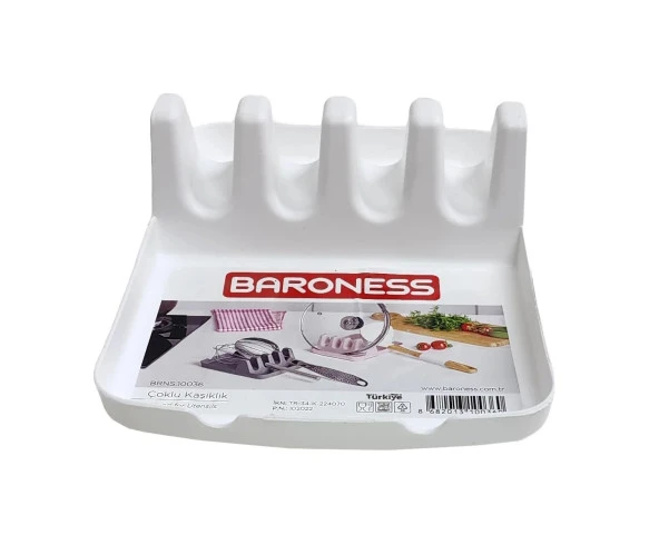 Gia Beyaz Mutfak Çoklu Kaşıklık - 3