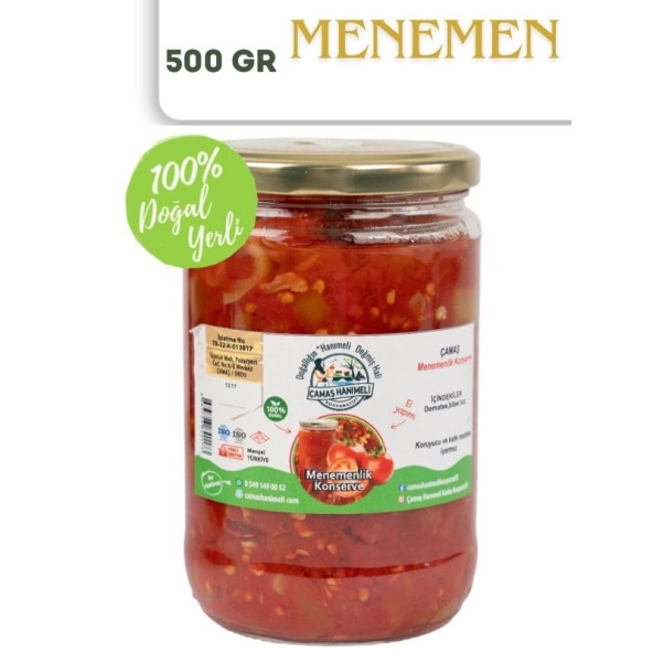 Ordu Organik Pazar Menemen 500 GR