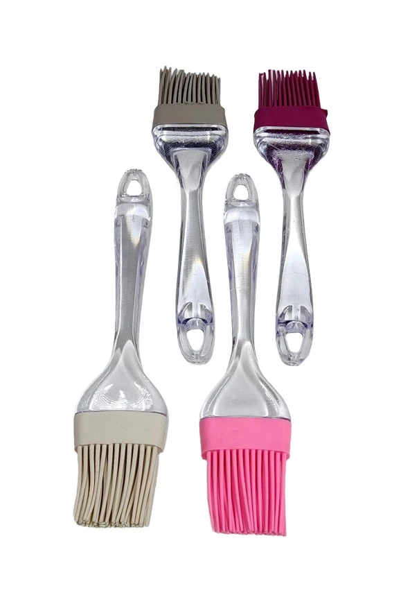 Gia Silikon 4lü Yağ Fırçası - 4