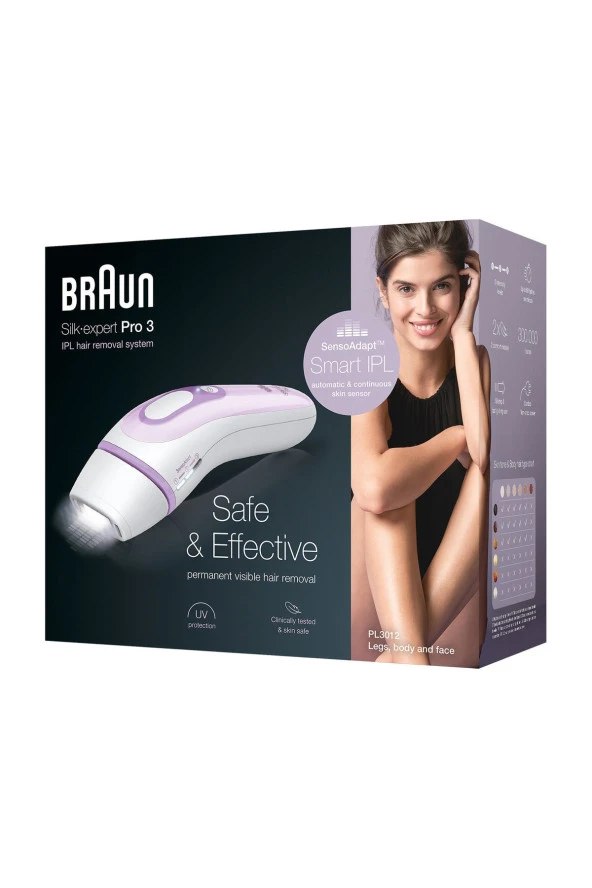 BRAUN SILK EXPERT PRO30 PL3012 LAZER EPİLASYON