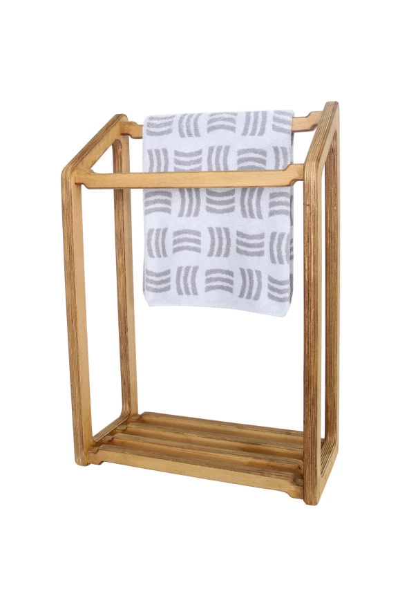 Concept Ahşap Banyo Havluluk / Kurutma Askılığı / Banyo Düzenleyici - 2