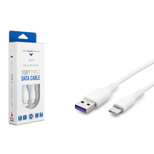 Xiaomi Mi 10 Uyumlu CL67 20W 3.4A TYPE-C / Usb Kablo 1 metre